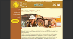 Desktop Screenshot of mujeresenlamineria.com.ar